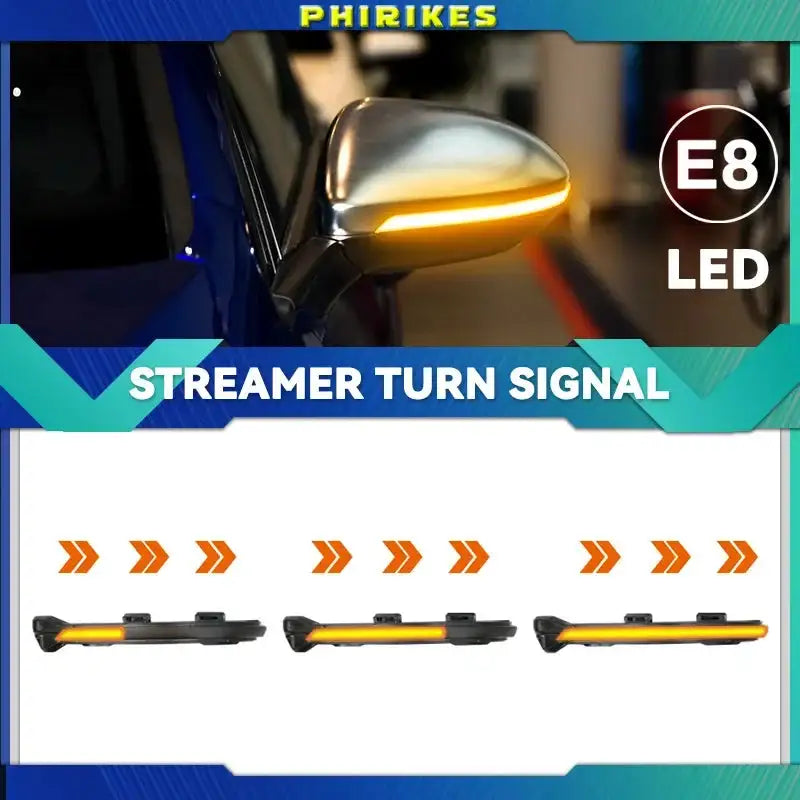 VW Golf 7.5 GTI Dynamic LED Mirror Turn Signal Blinker