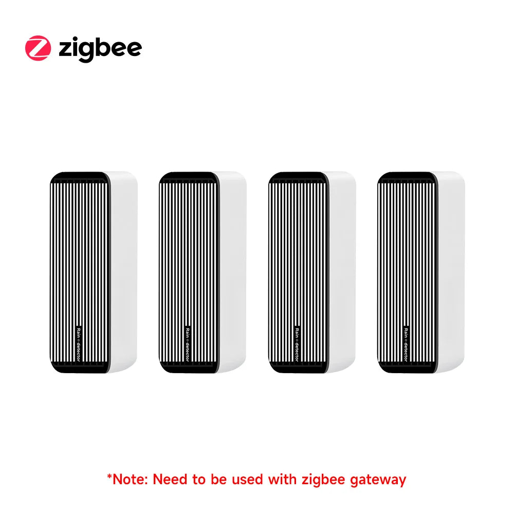 iHseno Tuya Smart Zigbee 2-in-1 Rain Sensor and Flood Detector zigbee 4pcs