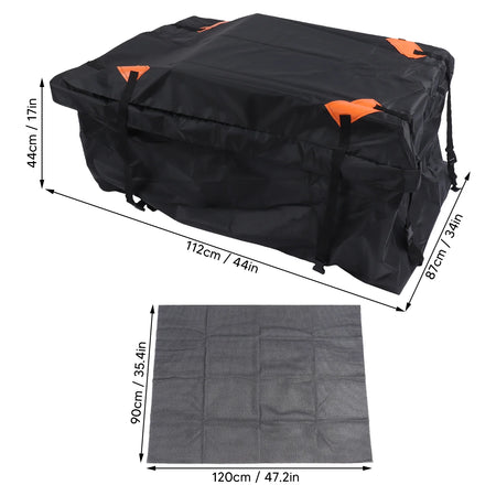 425L Waterproof Car Roof Bag Oxford Cloth - Anti Slip Mat 420D