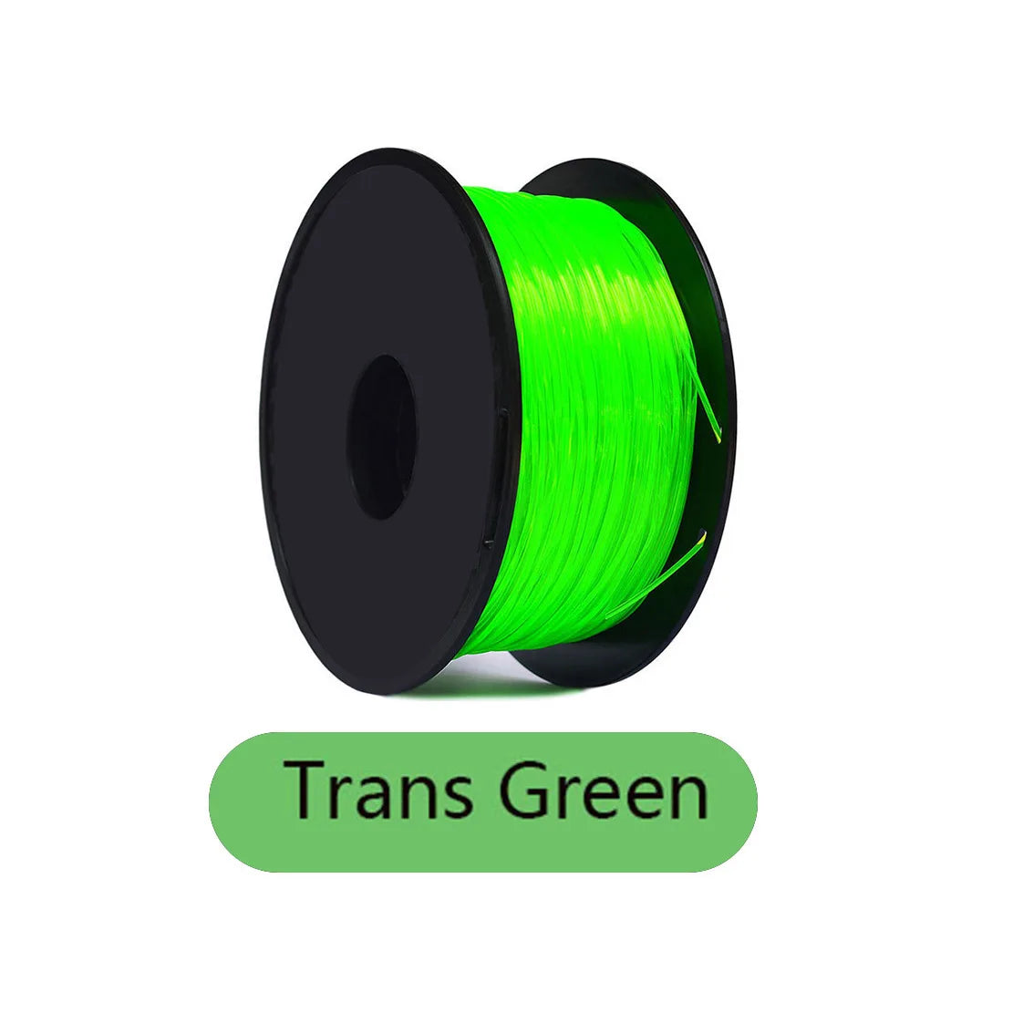 TPU 3D Printer Flexible Filament 250g 80M &ndash; High Strength Trans green