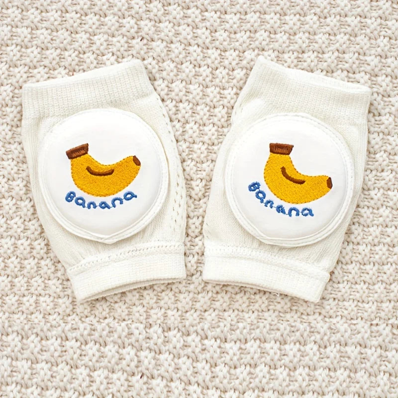 Baby Knee Pads &ndash; Ultra Lightweight Crawling Protection Banana / 0-4Y