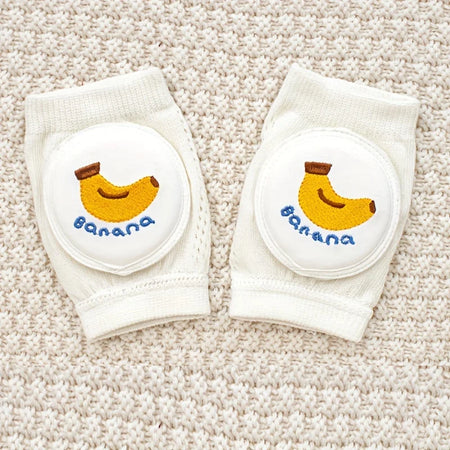 Baby Knee Pads &ndash; Ultra Lightweight Crawling Protection Banana / 0-4Y