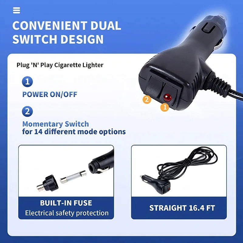 36 LED Emergency Roof Top Strobe Light &ndash; Visibility 12V