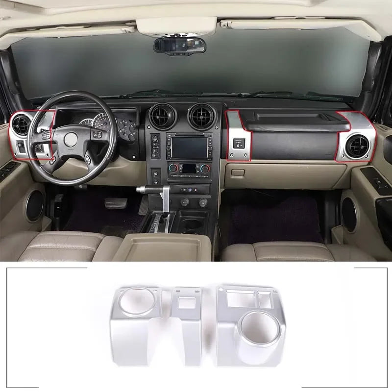 Hummer H2 ABS Carbon Fiber Instrument Panel Frame Cover