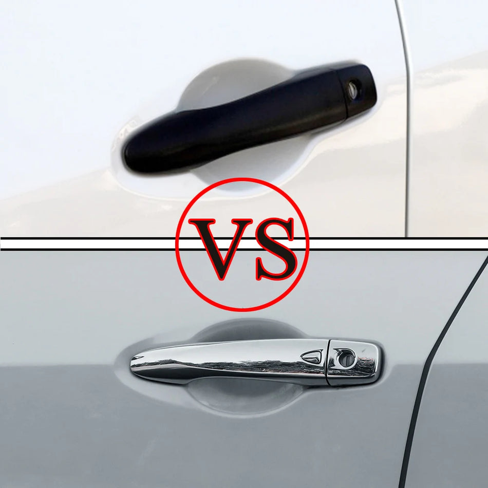 Copertura Maniglia Porta Esterna Nissan Kicks, Rifinitura in ABS Cromato, Set da 8 Pezzi