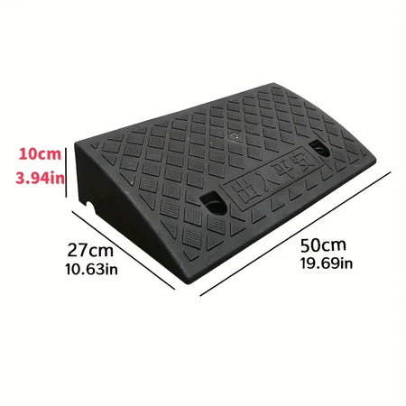 1pc Portable Ramps With Non-Slip Surface &ndash; Durable Material High-10cm-1pc