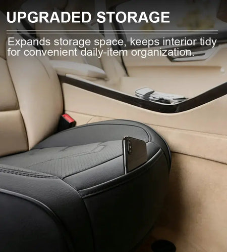 Vtear Universal PU Leather Car Seat Cushion Front Seat Pad Cover Breathable Non-Slip Bottom Protector Interior Accessories Parts by InterCyprus Trading Ltd