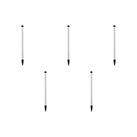 Universal Stylus Pen for iPad, iPhone, Samsung - Precision Drawing &amp; Writing Silver 5PCS
