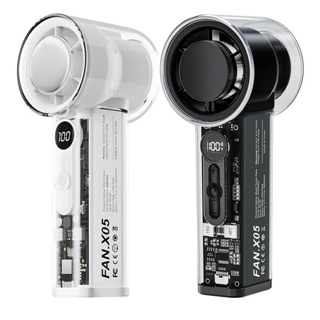 Portable Handheld Turbo Fan 3000Mah &ndash; LED Digital Display