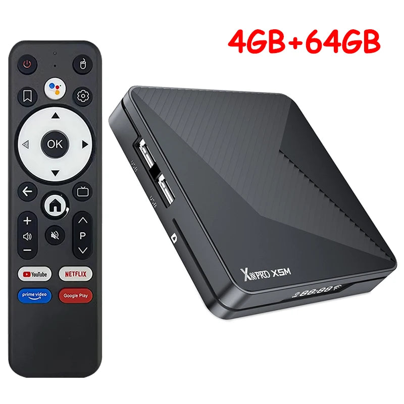 X88 PRO S905X5M &ndash; Android 14 Quad Core With HDR 8K Ultra 4GB 64GB / US Plug