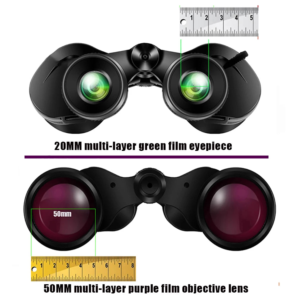 BORWOLF 10-30X50 Binoculars &ndash; HD Zoom For Hunting Low Light