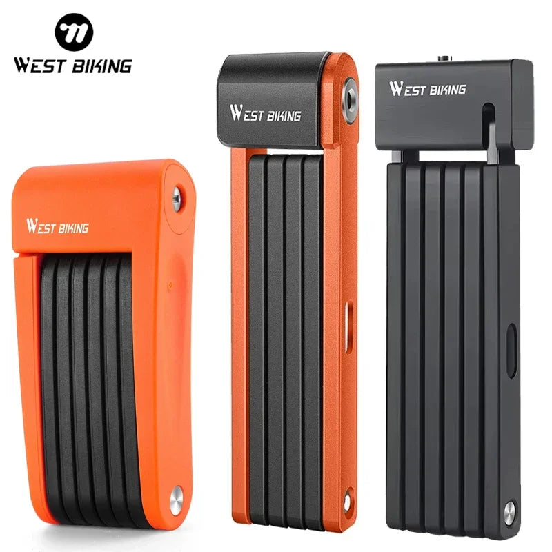 Πτυσσόμενο Κλειδαριά Ποδηλάτου 95cm Φορητό Βαρέως Τύπου Ατσάλι Αντικλοπής