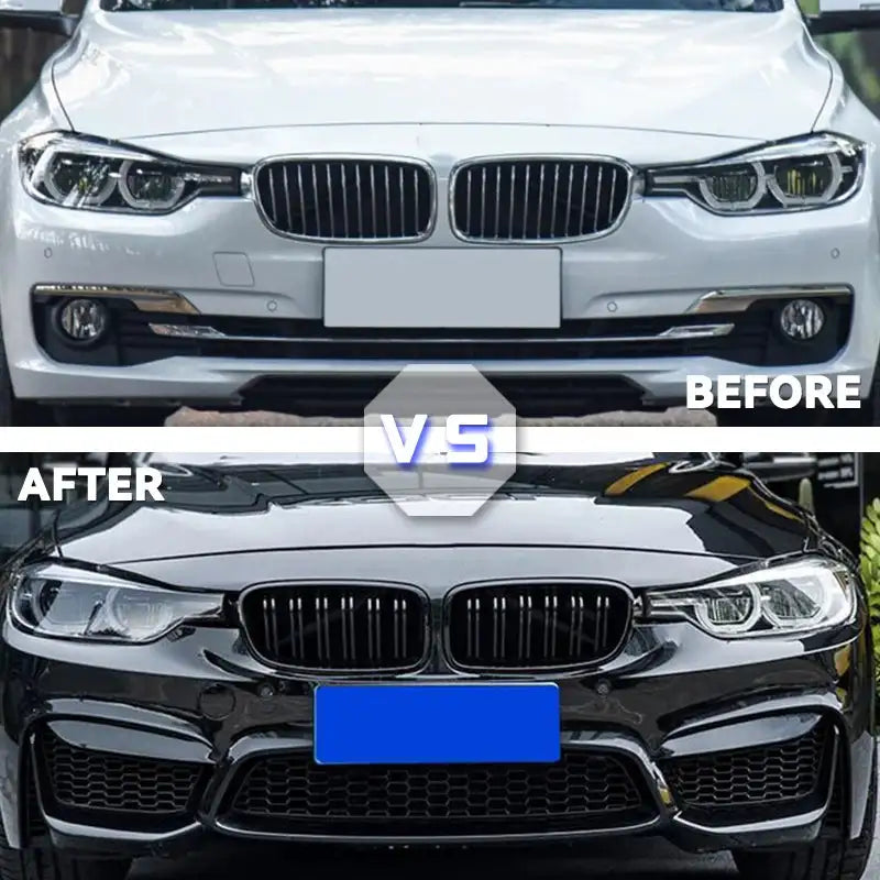 ABS Front Kidney Grille Dual Slat For BMW F30 F31 F35