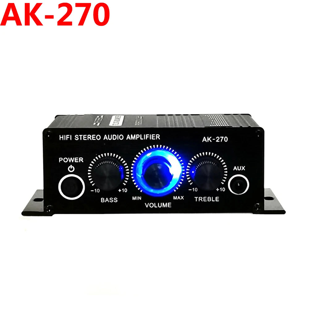 Woopker 2.0 HIFI Bluetooth Amplifier for Home &amp; Car Audio AK-270