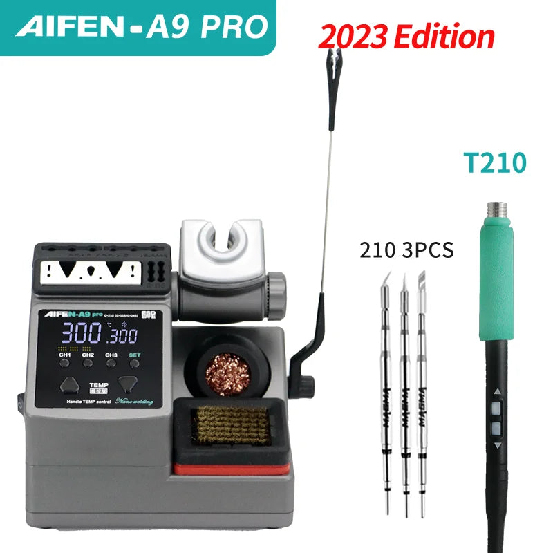 AIFEN A9PRO Soldering Station &ndash; Sugon Tip Compatible XK A9PRO-C210-3TIPS / 110