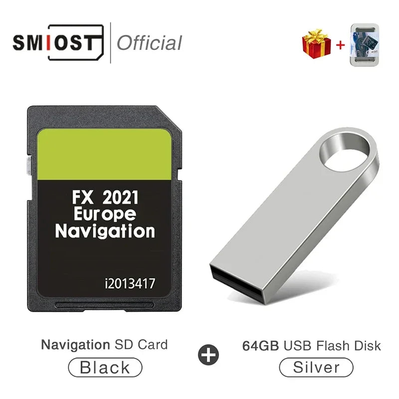 New C-Max Sat Nav SD Card Ford Mondeo 2021 - Europe Maps