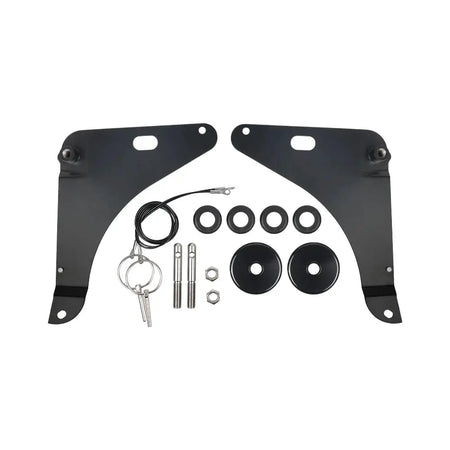 For Dodge Challenger 2008 2009 2010 2012 2013 2014 2015 2016 Black 82214260AC 82214260AB Hood Pins Kit by InterCyprus Trading Ltd