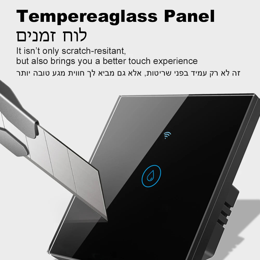 Tuya Smart 40A WiFi &amp; Bluetooth Water Heater Touch Switch