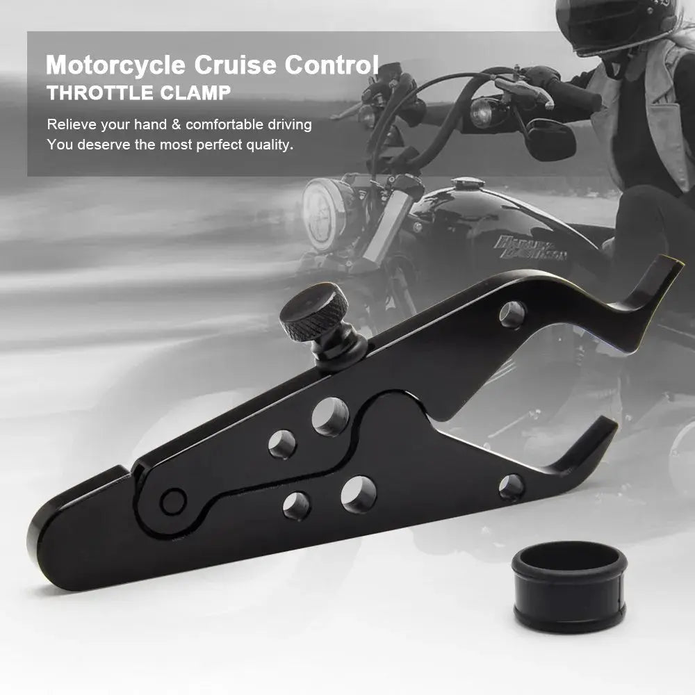 Throttle Lock Motorcycle Cruise Control Universal Throttle Assist Wrist with Silicone Ring Protect Throttle Control System by InterCyprus Trading Ltd
