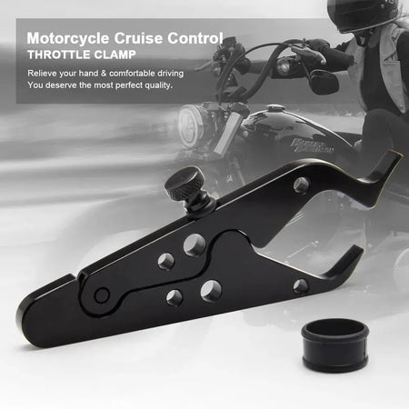 Throttle Lock Motorcycle Cruise Control Universal Throttle Assist Wrist with Silicone Ring Protect Throttle Control System by InterCyprus Trading Ltd