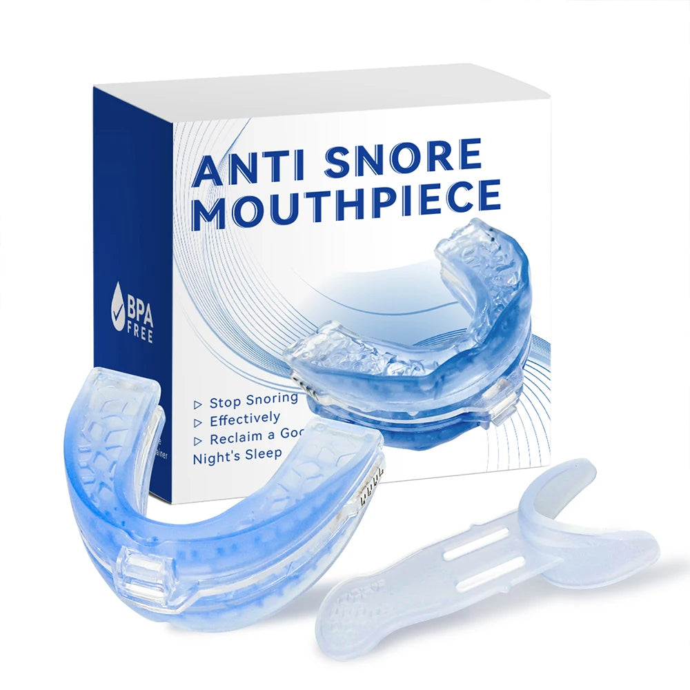 Adjustable Bruxism Mouth Guard &ndash; Improves Sleep Quality Blue-Tool