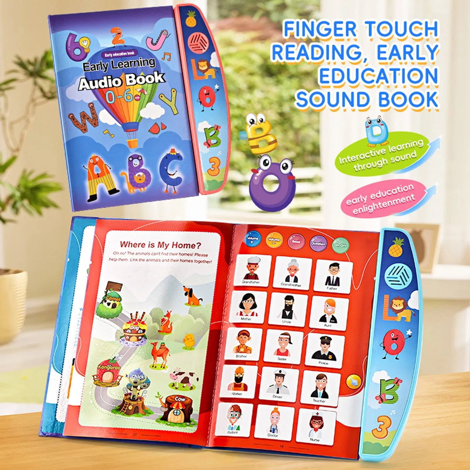 Audio Book &ndash; Interactive Alphabet And Drum Sounds Learning