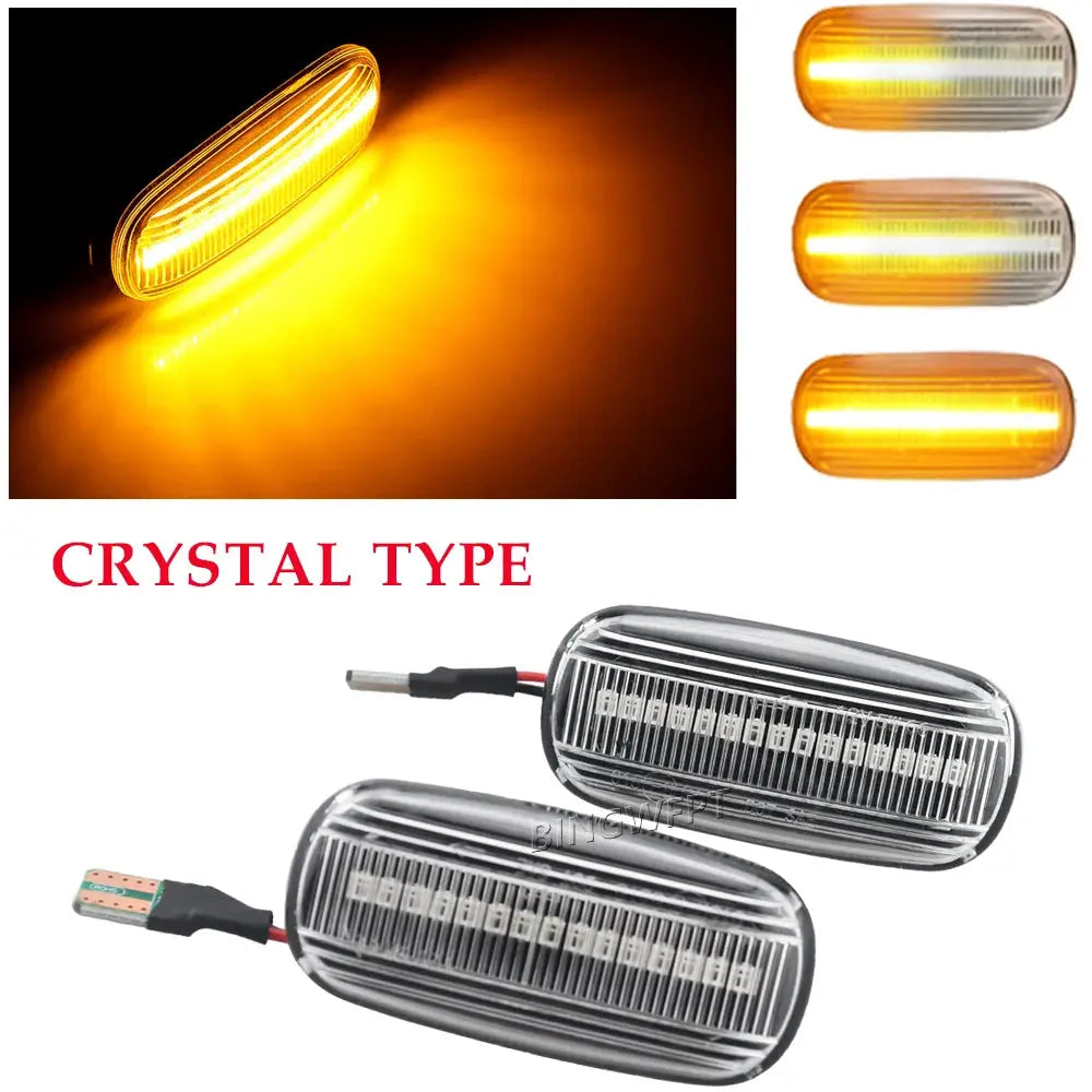 Flowing LED Dynamic Turn Signal Light For Audi A3 S3 8P A4 B6 B8 B7 S4 RS4 A6 S6 C5 Side Marker Flashing Indicator by InterCyprus Trading Ltd