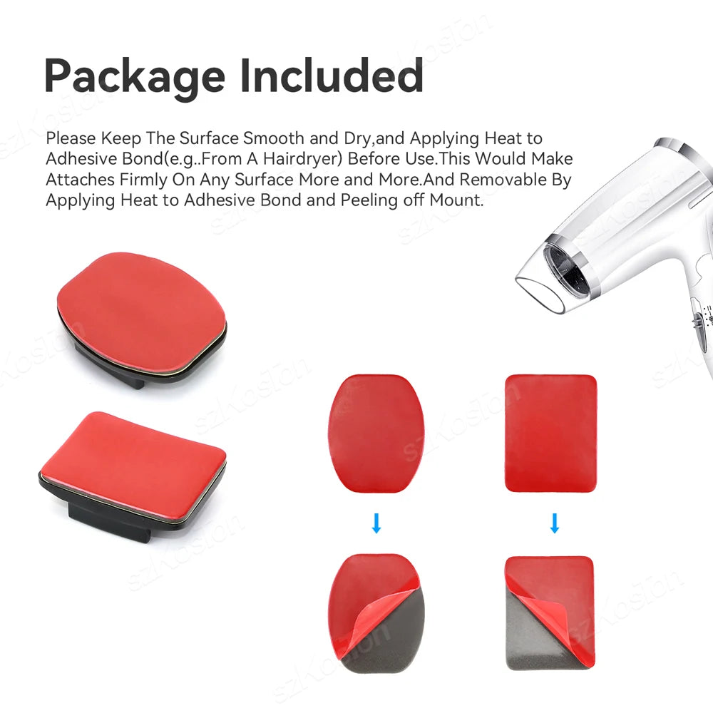 20Pcs Helmet Mount for Action Cameras - GoPro, SJCAM, Yi, DJI, Insta360