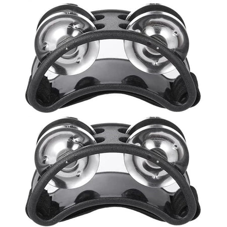 2PC Elliptical Drum Companion &ndash; Educational Kids Music Toy black 2pcs