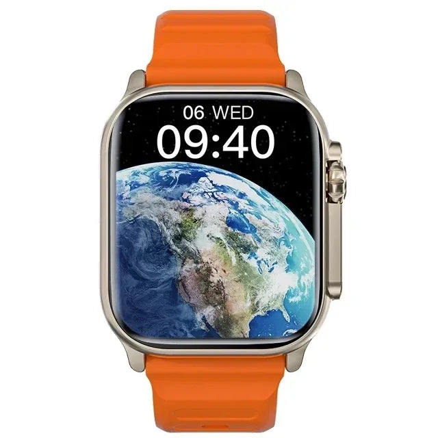 T10 Ultra Smart Watch &ndash; NFC GPS Bluetooth Calling And Music Orange