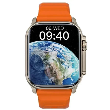 T10 Ultra Smart Watch &ndash; NFC GPS Bluetooth Calling And Music Orange
