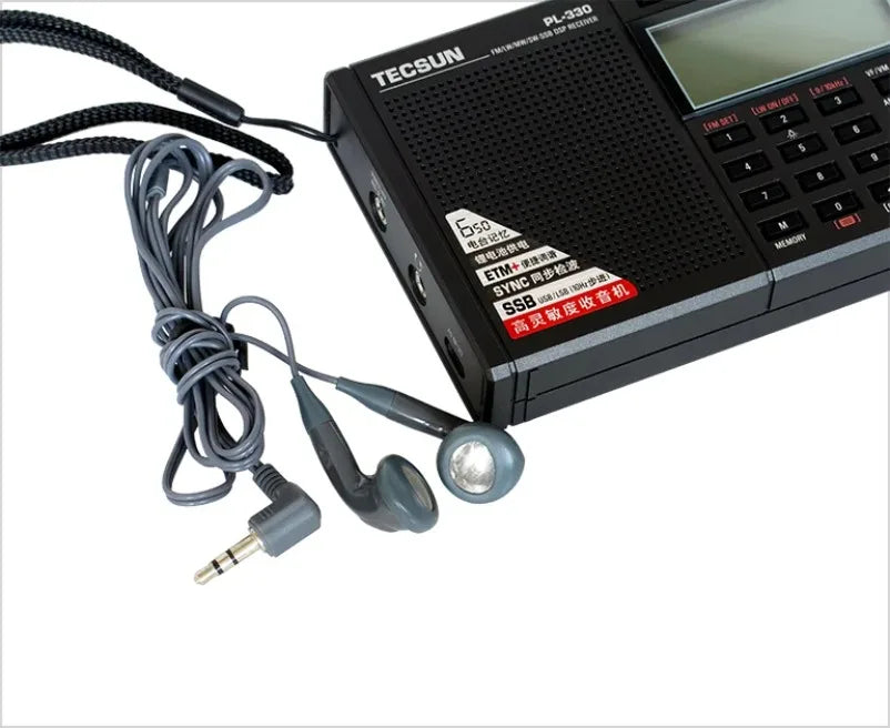 VIKEFON PL-330 Multi-functional Portable Radio with SSB DSP - Enhanced Sensitivity &amp; Selectivity, Global FM Reception, Auto Power-on