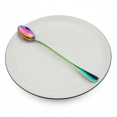 Colorful Long Handled Teaspoons &ndash; Versatile Stainless Steel Cutlery