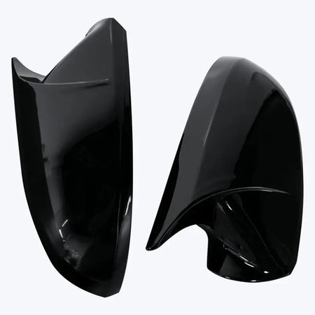 Glossy Black Side Mirror Cap Covers For Audi A6 C7 C7.5 S6 4G RS6 2012 - 2018 rear view wing case pair by InterCyprus Trading Ltd
