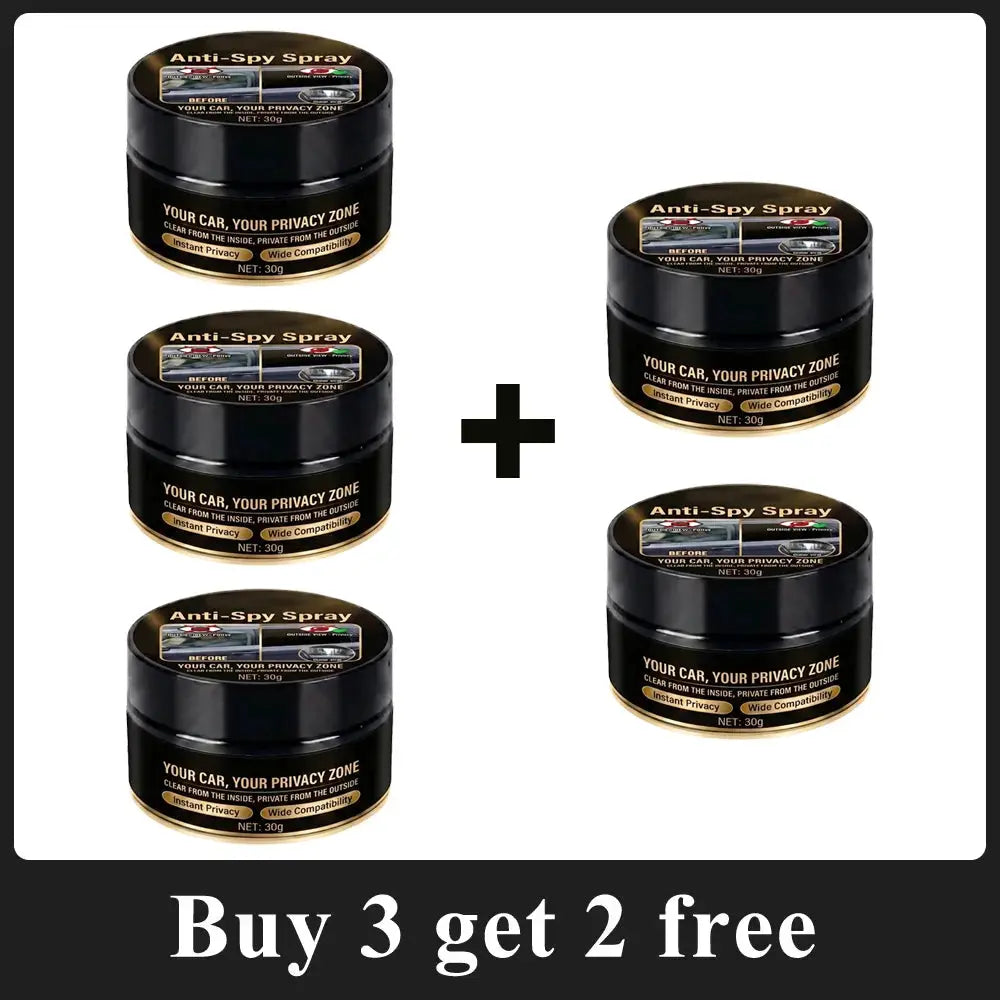 One-Way Privacy Vision Auto Glass Anti-Peep Cleaning Paste Professional Deep Clean Stain Dust All Glass Surfaces Compatible by InterCyprus Trading Ltd