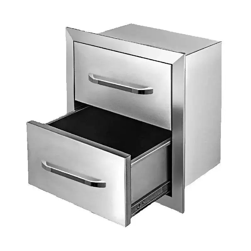 Stainless Steel Outdoor Drawers With Handle BBQ Island