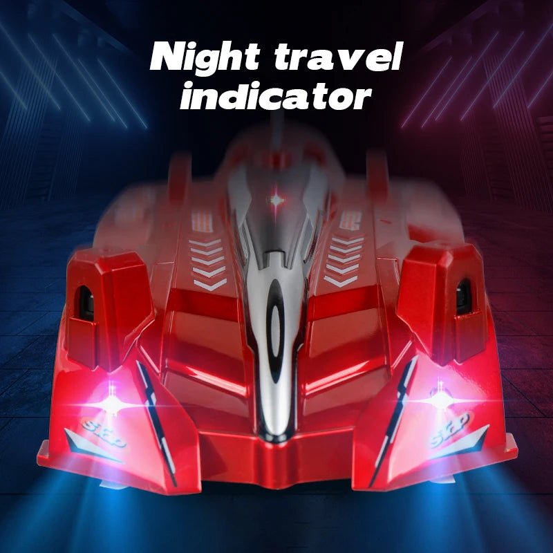 RC Car Stunt Vehicle &ndash; Laser Tracking and Wall Climbing