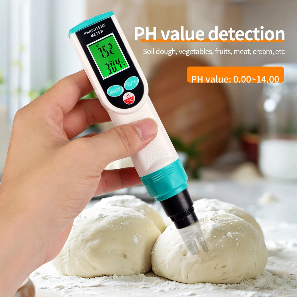 PH-68 Portable 3 In 1 Soil Tester - LCD Display Readout
