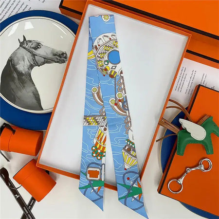 JTVOVOC Silk Scarf &ndash; Elegant Versatility for Any Outfit JZP013-07 / 5x85cm