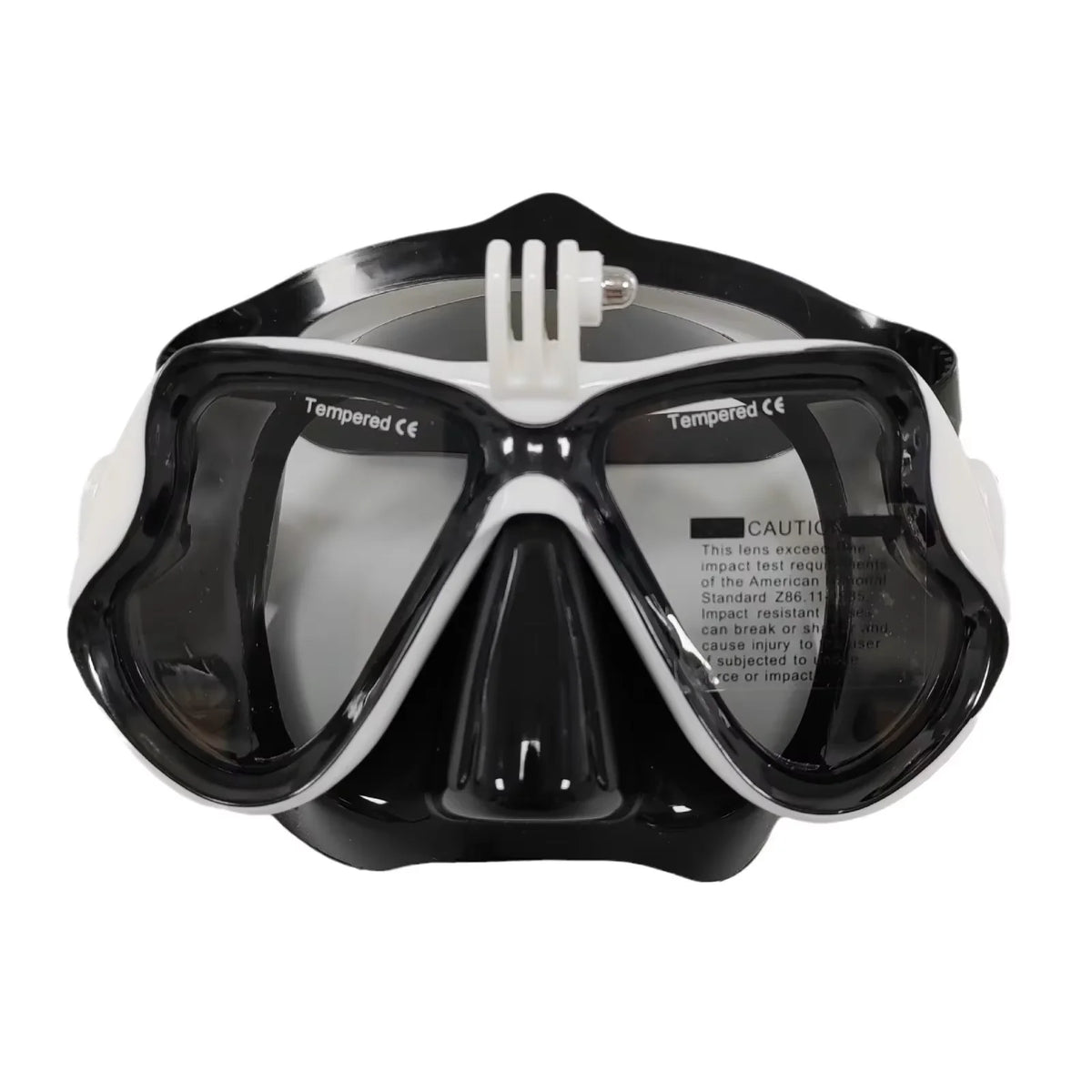 Underwater Camera Diving Mask &ndash; High Waterproof Performance White and black