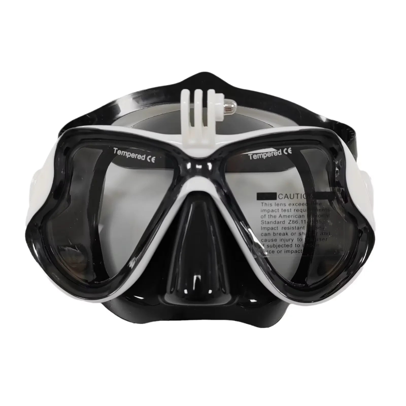 Underwater Camera Diving Mask &ndash; High Waterproof Performance White and black