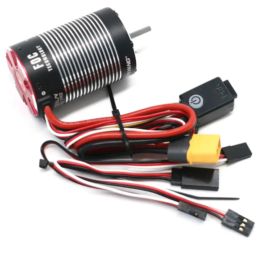 HobbyWing QuicRun Fusion Pro 540 2300KV Brushless Sensory Motor Built In 60A ESC 2 in 1 for RC 1/10 Climbing Car by InterCyprus Trading Ltd