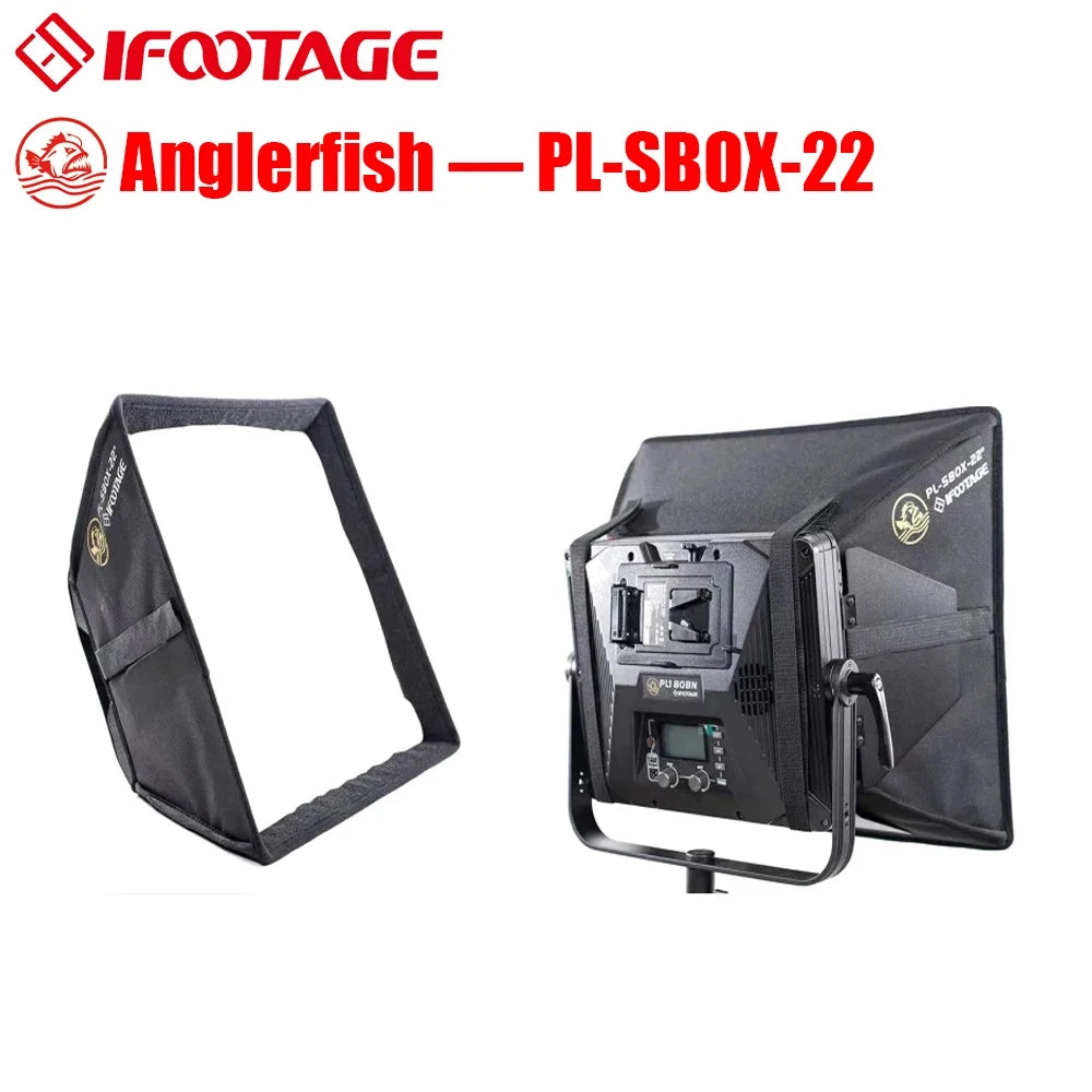 PL1 80BN/80C Anglerfish Panel Light Softbox &ndash; Soft Diffuser WHITE