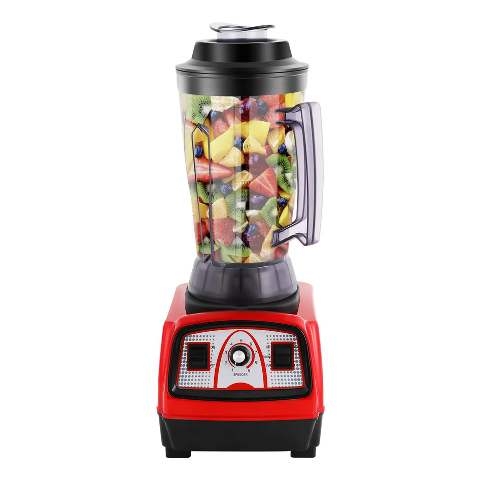Licuadora de escritorio de 2200W 9 velocidades 4L con cuchillas de acero inoxidable