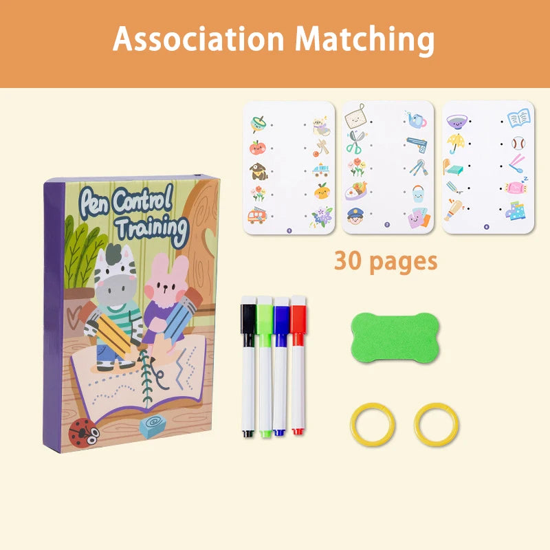 BZS00457 Toddlers Pen Control Books &ndash; Montessori Learning B