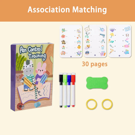 BZS00457 Toddlers Pen Control Books &ndash; Montessori Learning B