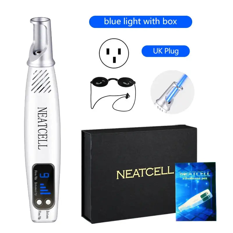 Picosecond Laser Pen For Scar Removal Blue Light Therapy pim-blue-with-box-UK