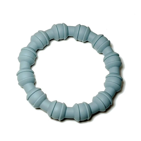 NoEnName Null Baby Silicone Teether &ndash; Safe and Non-Toxic Design Sea Blue