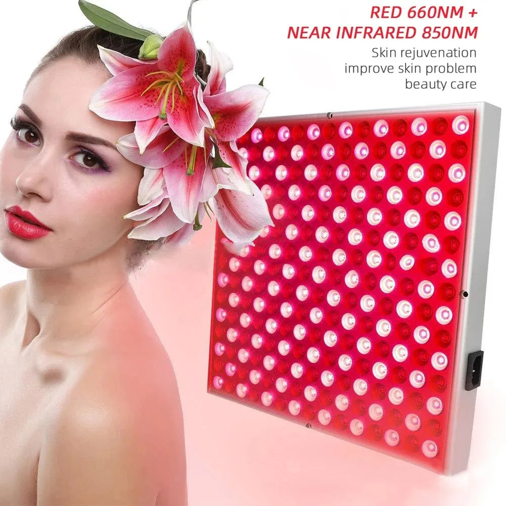 LED Red Light Therapy Panel Lamp 225 LEDs &ndash; Anti Aging