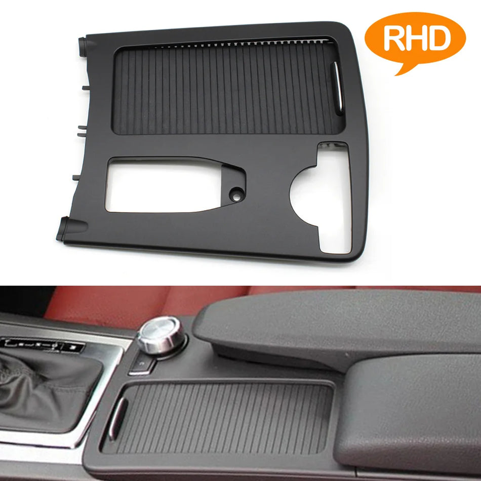Armrest Cup Holder Outer Frame Cover PC-ABS for Mercedes-Benz W204 C Class